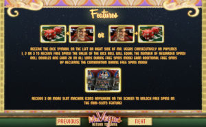 Mr Vegas Slot Features