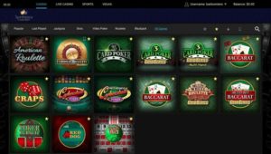 Spin Palace Casino Table Games