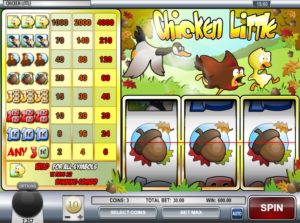 Chicken Little Online Slot Game Acorn