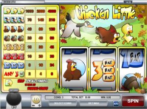 Chicken Little Online Slot Game Board