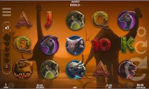 Cretaceous Park Slot Game dashboard