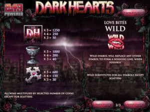Dark Hearts High Symbols