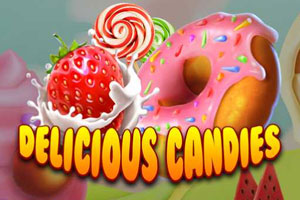Delicious Candies Slot Logo