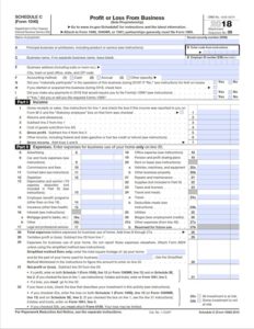 IRS Form 1040 Schedule C
