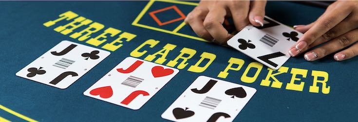 Live Three Card Poker Evolution Gaming
