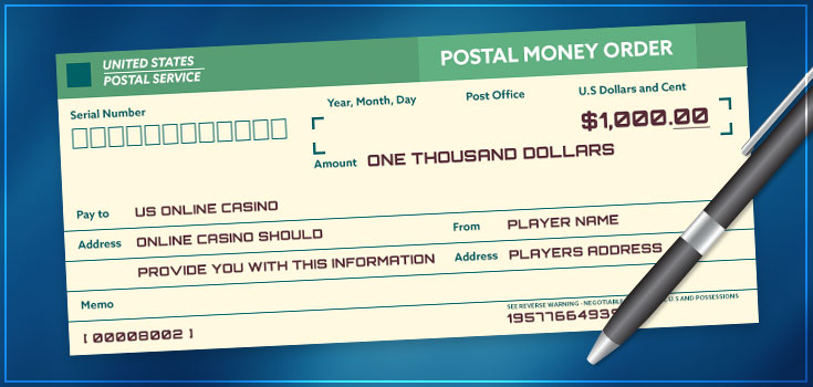 Money Order Online Casino Deposits