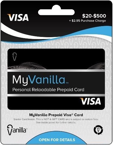 MyVanilla Visa Prepaid Card