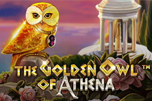 The Golden Owl of Athena Slot Logo