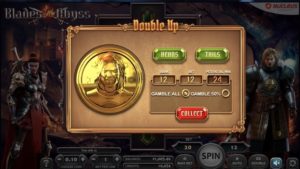 Blades of the Abyss Slots Double Up Round