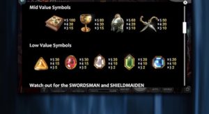 Blades of the Abyss Slots Symbols