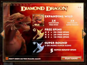 Diamond Dragon Slot Game Features