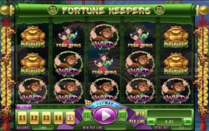 Fortune Keepers Slot Game Dashboard