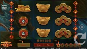 Fortunes of China Slot Game Dashboard