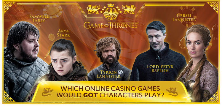 Game of Thrones Characters Play Online Casino Games