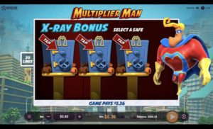 Multiplier Man X Ray Bonus Round