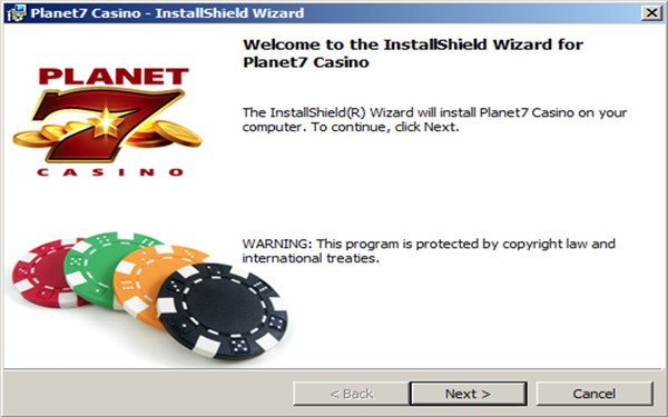 Planet 7 Casino Download Installation