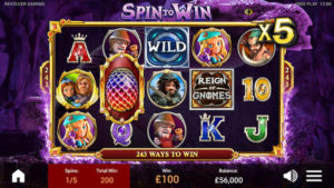Reign of Gnomes Slots Free Spins