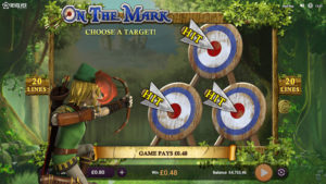 Robin Hood On the Mark Bonus Round