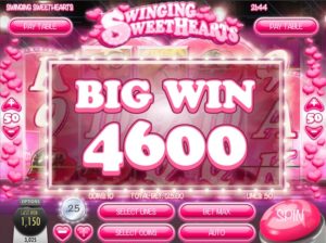 Swinging Sweethearts Slot Big Win