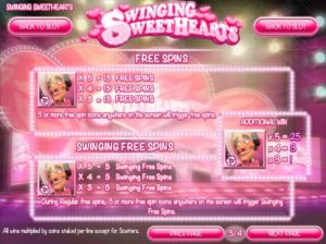 Swinging Sweethearts Slots Scatter Free Spins