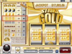 Strike Gold Slots 3 Gold Bars