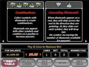 Super Diamond Mine Winning Combination