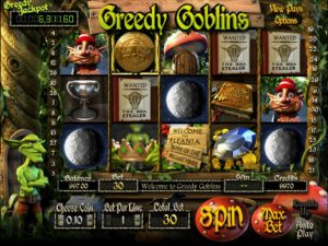 Greedy Goblins Online Slot Game Board