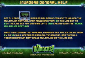 Invaders Slots Random Multiplier