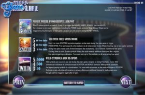 Mega Glam Life Progressive Slot and Free Spins