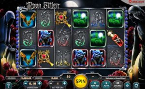 Moon Bitten Online Slot Game Board