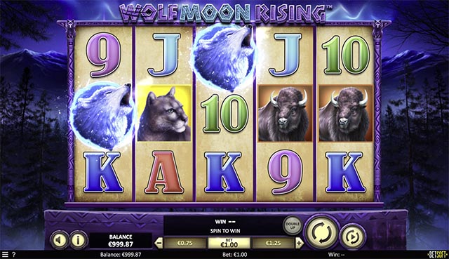 Wolf Moon Rising Online Slot Full Game Board