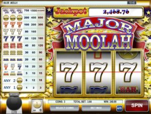 Major Moolah Online Slot Triple Win