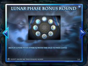 Mystic Wolf Online Slot Lunar Phase Bonus Round
