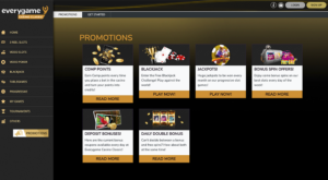 Everygame Casino Classic promotions