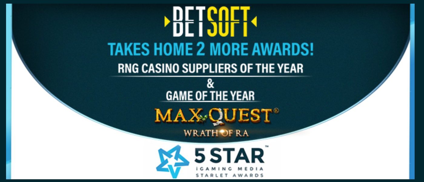 Betsoft Gaming Two Starlet Awards 2019