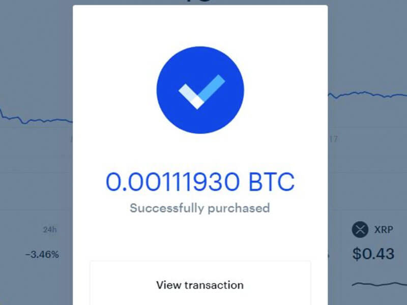 How To Get Bitcoin From Coinbase Success