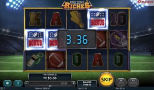 Play End Zone Riches Slots for Real Money