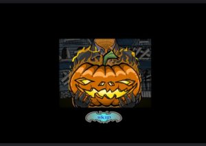 Scary Rich Online Real Money Slot Intro with a pumpkin