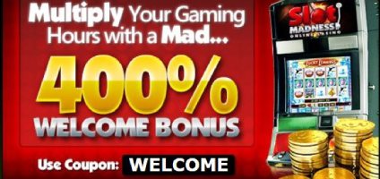 Slot Madness Online Casino Welcome Bonus