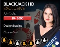 Sportsbetting.ag Live Casino Blackjack