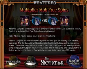 The Slotfather Slot Multiplier Free Spins