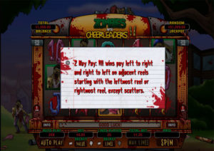 Zombies vs Cheerleaders II Real Money Online Slot Game Intro 2-Way Pay