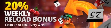 BetOnline Weekly Reload Online Bonus