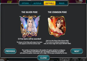 Pixie Magic Real Money Online Slot Game Pixies