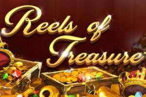 Reels of Treasure Online Slot Logo