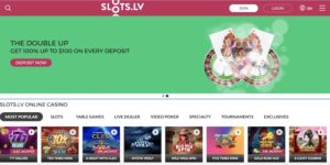 SlotsLV Home Page