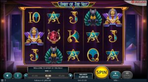 Spirit of the Nile Online Slot Game Board