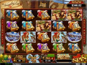 The Naughty List Online Slot Game Board