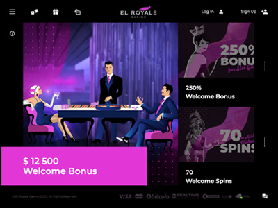 El Royale Online Casino Welcome Bonus