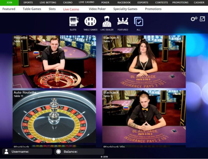 New Betonline Live Black Casino